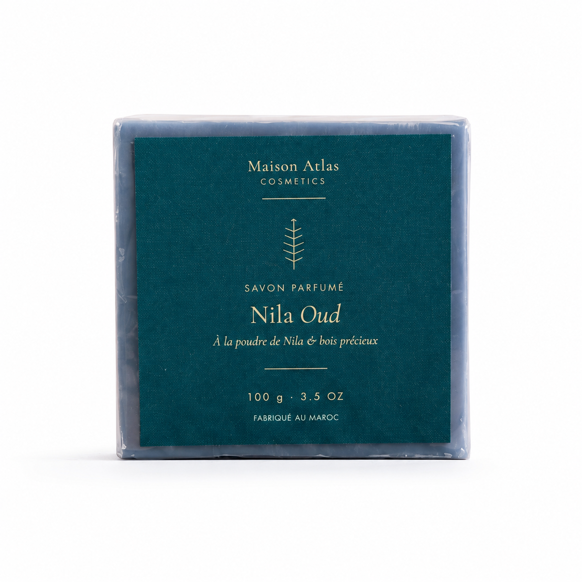 Savon Nila Oud Maison Atlas, ajouté sans supplément au Trio Éclat
